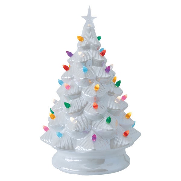 Merry Moments Nostalgic White Tree