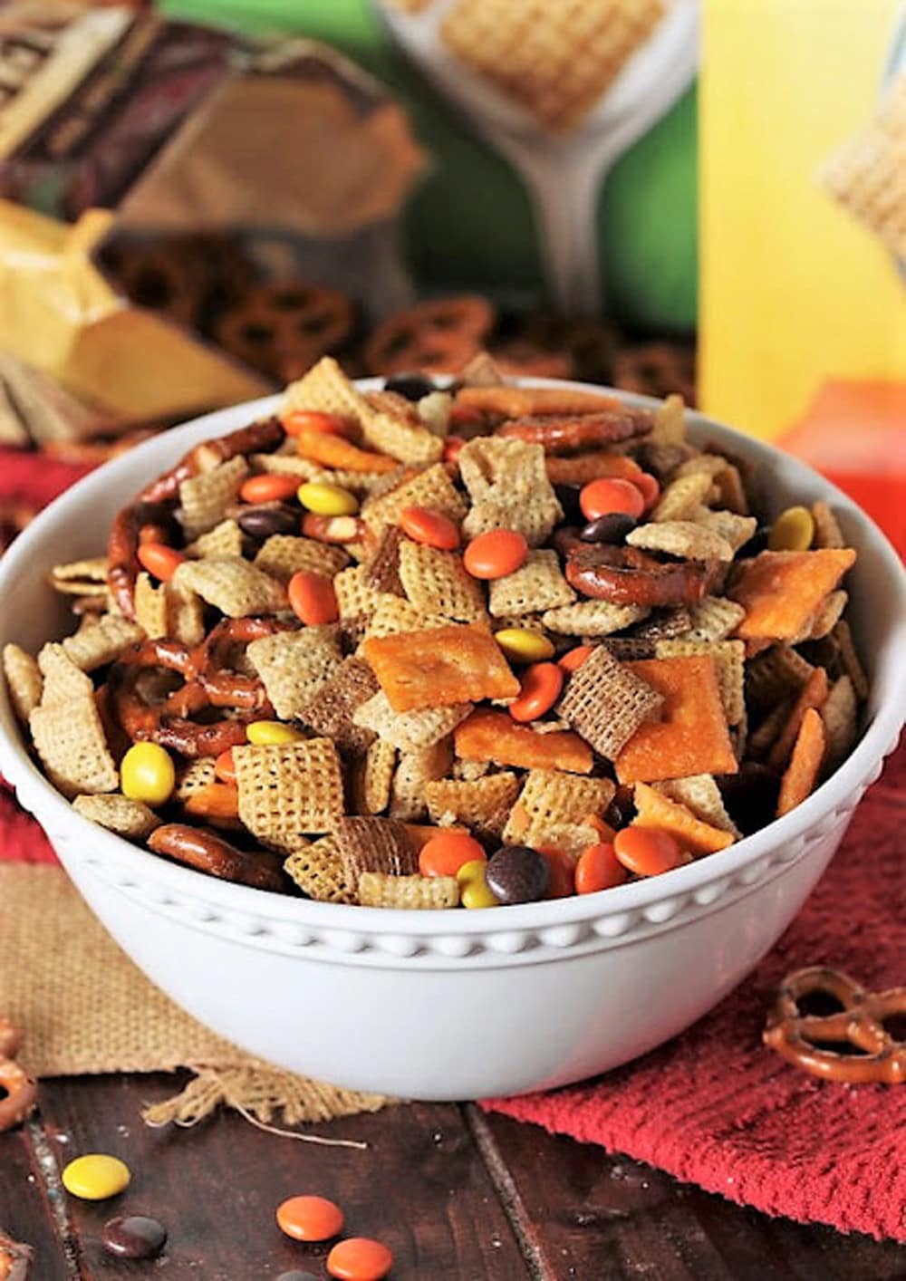 Sweet and Salty Chex Mix from The Kitchen Is My Playground