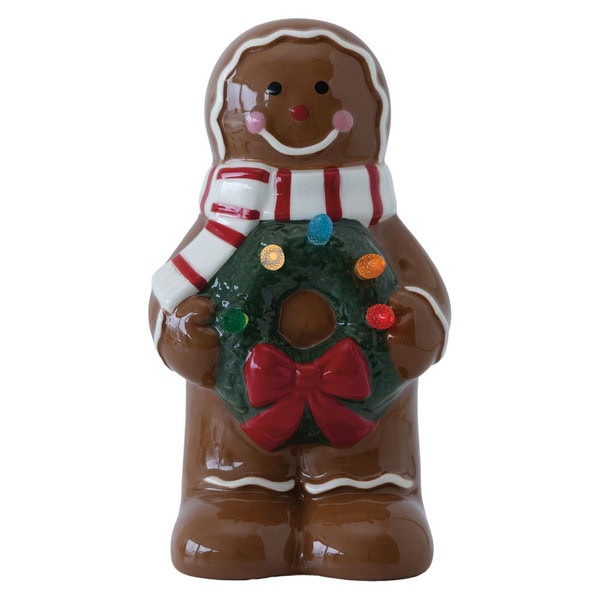 Merry Moments LED Nostalgic Gingerbread Man Figurine