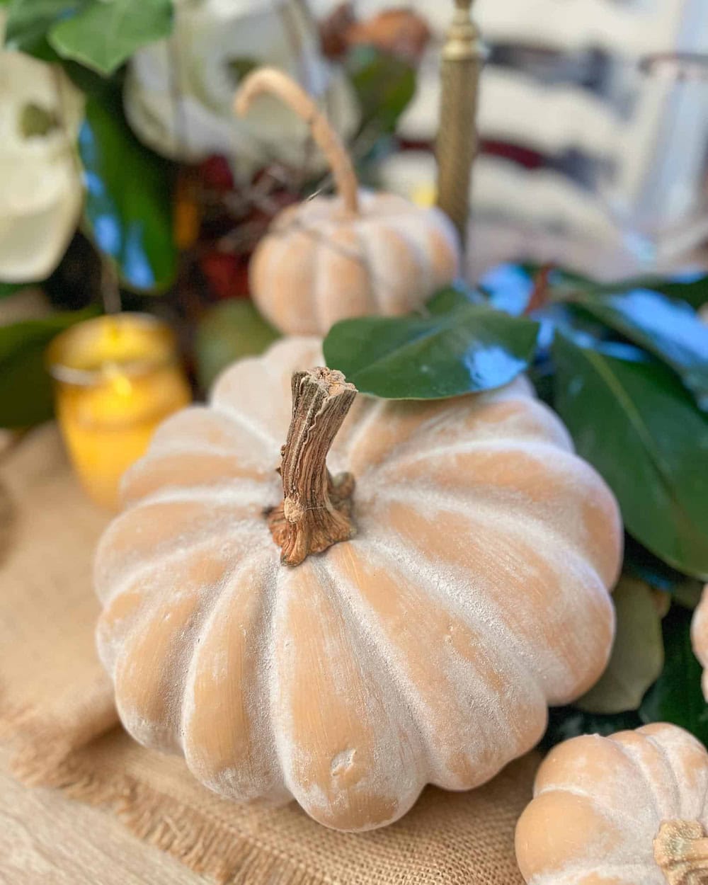 Terra Cotta Look Pumpkins by WM Design House