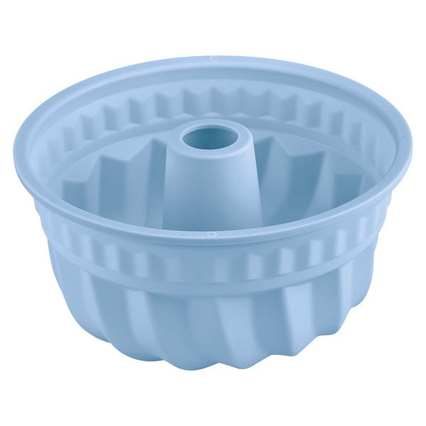 Crofton Light Blue Fluted Tube Silicone Bakeware