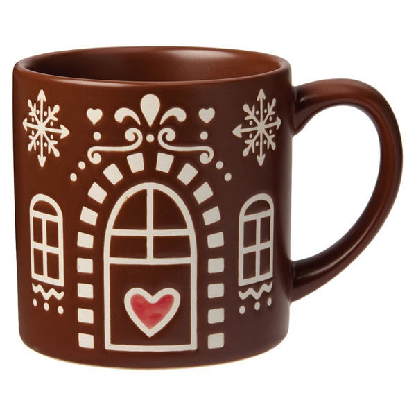 Merry Moments Brown Gingerbread House 3D Mug