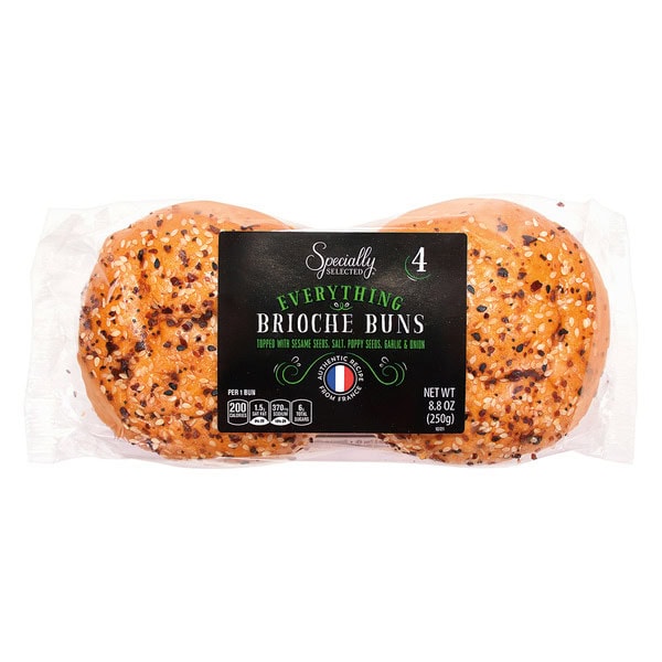 Specially Selected Everything Brioche Buns