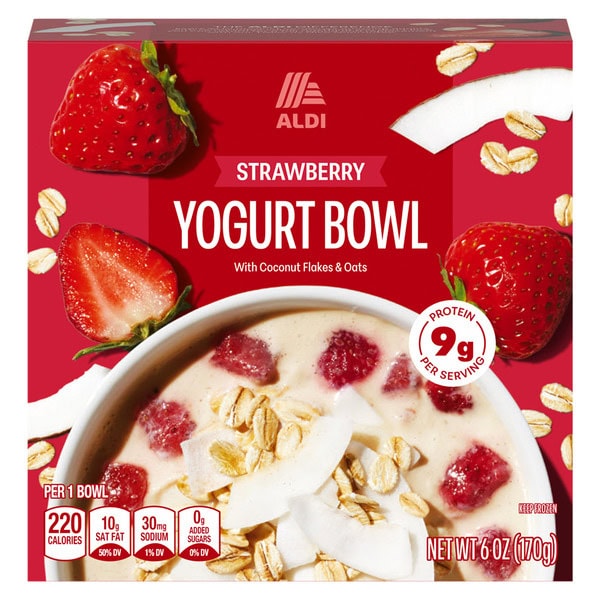 ALDI Strawberry Yogurt Bowl