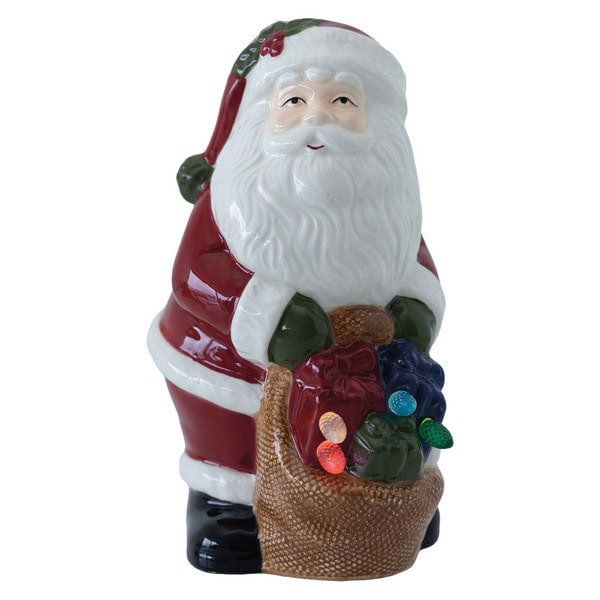 Merry Moments LED Nostalgic Santa Figurine