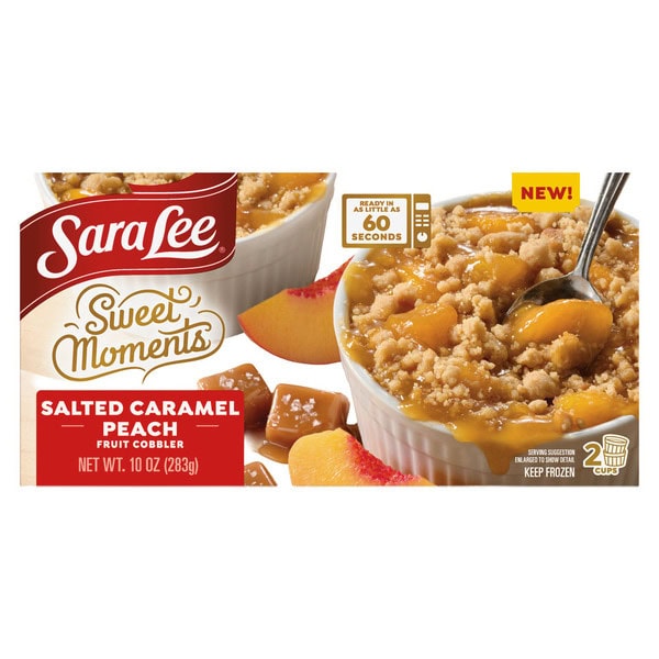 Sara Lee Sweet Moments Salted Caramel Peach Cobbler
