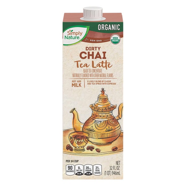Simply Nature Organic Dirty Chai Tea Latte Concentrate