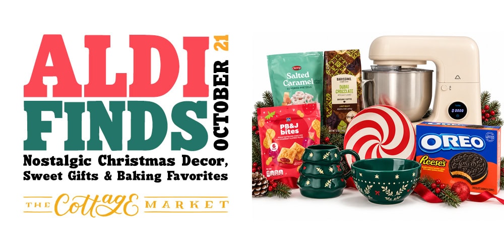ALDI Finds for October 21 with nostalgic Christmas decor, holiday mugs and baking favorites