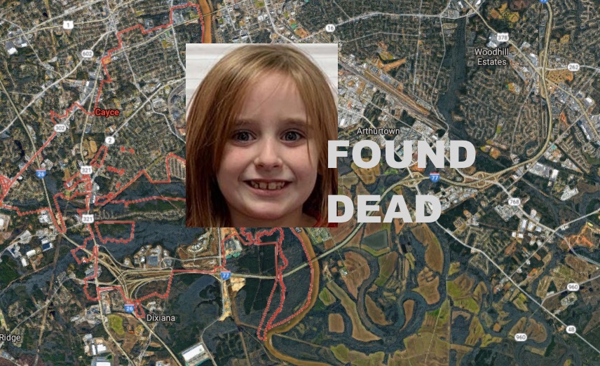Missing SC 6YearOld Faye Swetlik Found Dead Thursday
