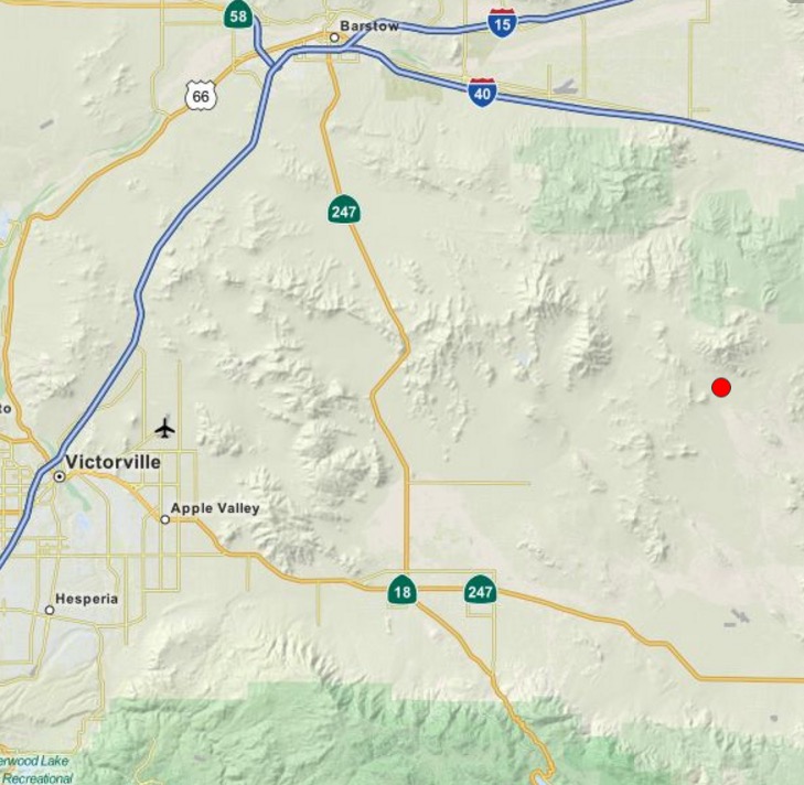 4.3 Earthquake Rocks Lucerne Valley CA