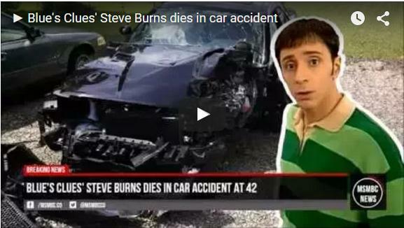 steve burns blues clue died