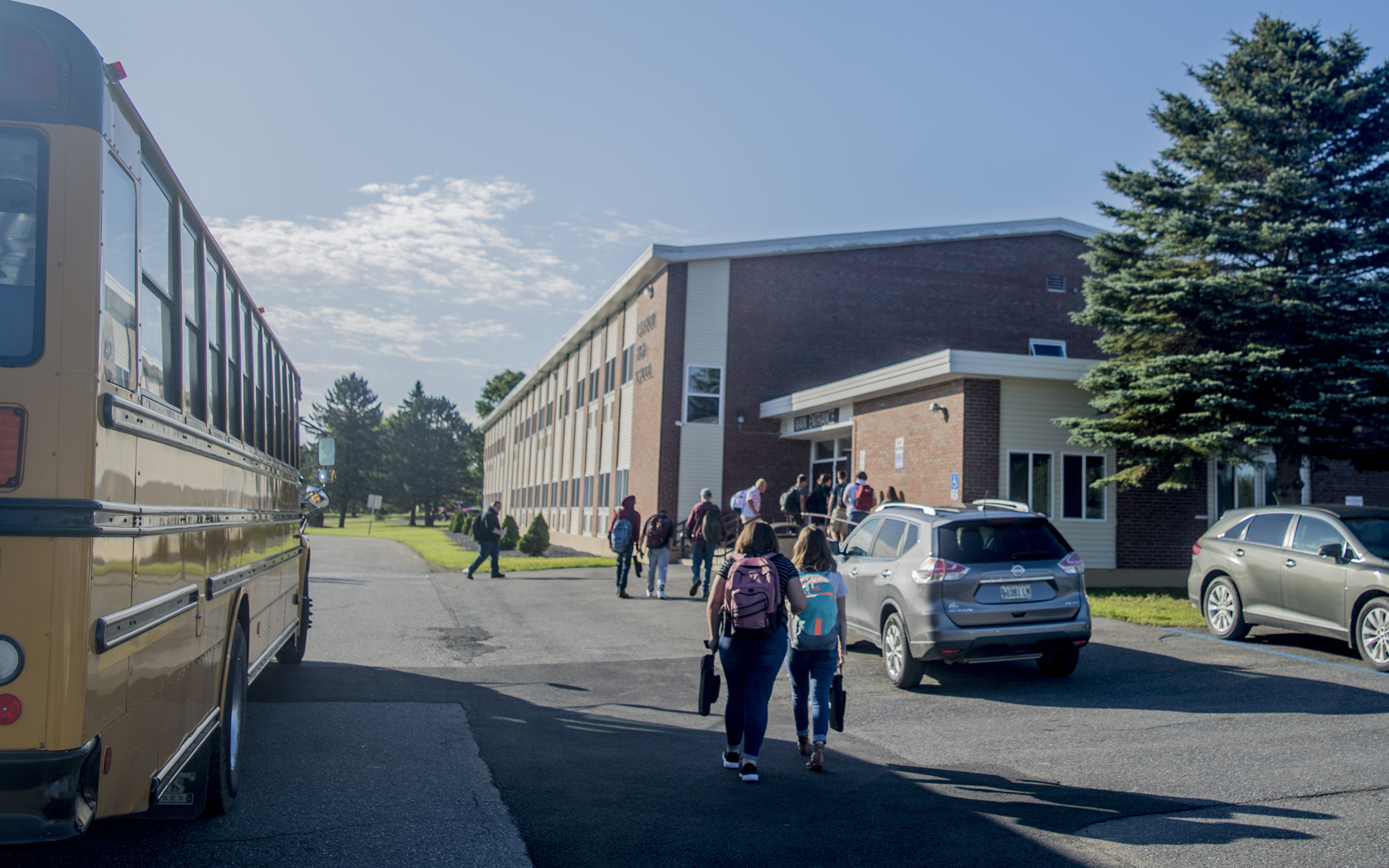Caribou High School staying green after discovering positive COVID case