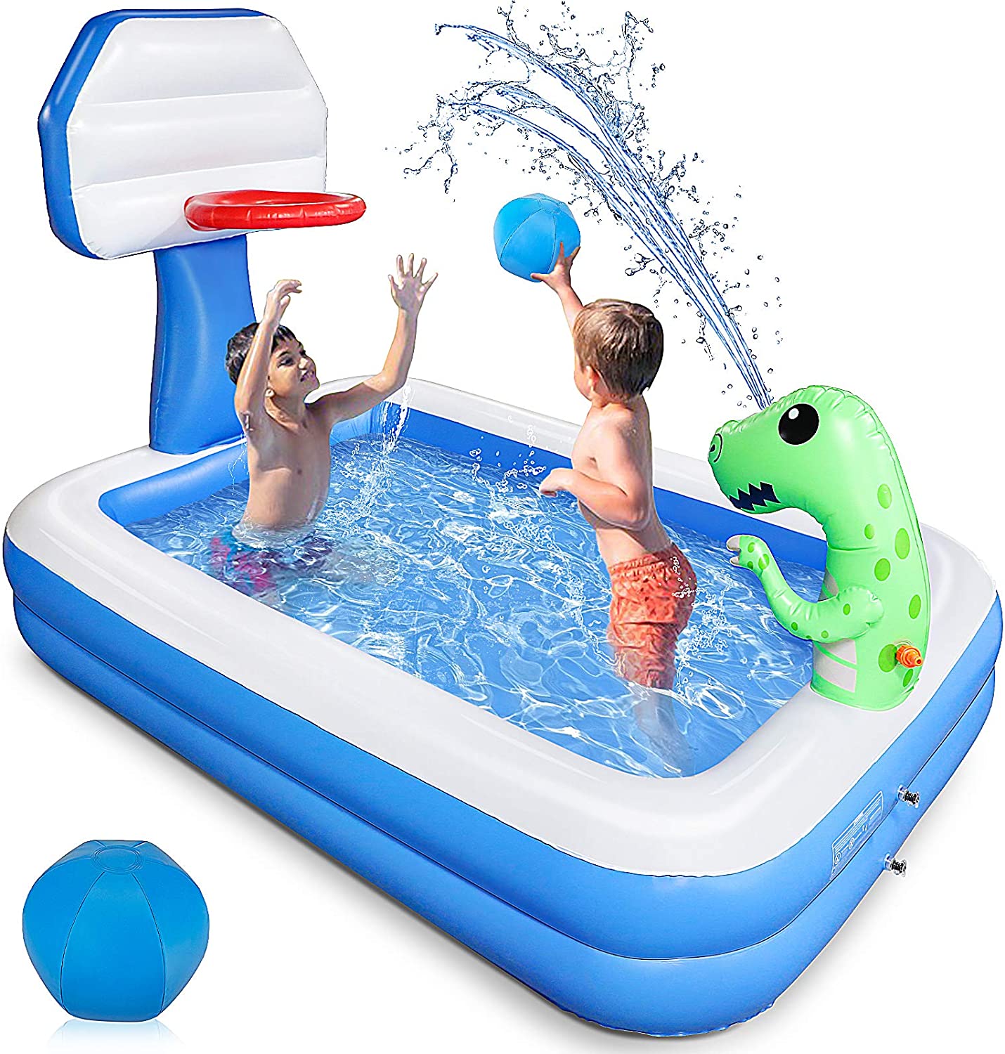 HOT! Inflatable Pool with Basketball Hoop for 59.99! The Coupon Caroline
