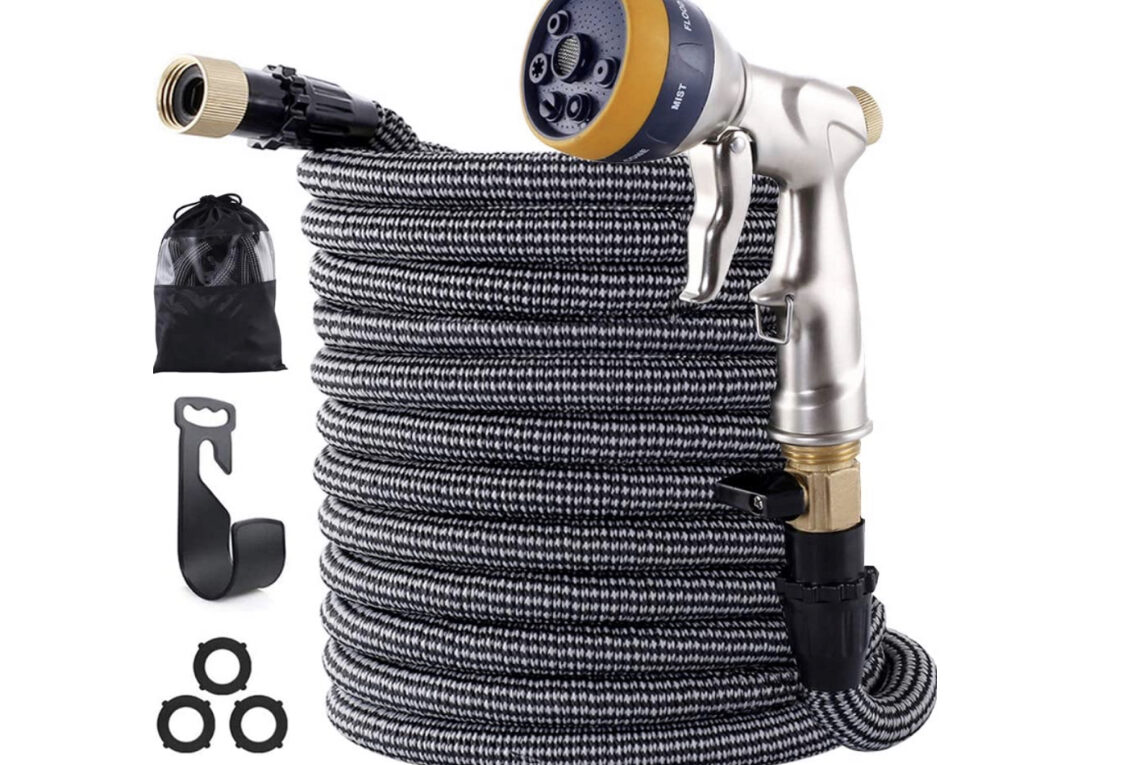 70 OFF Expandable Garden Hose with Nozzle, 50 ft. The Coupon Thang