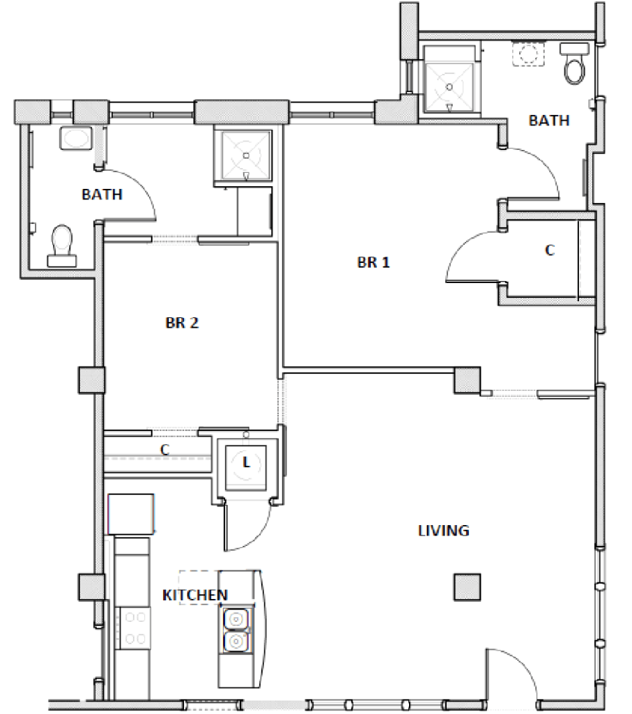 Courthouse Lofts Lubbock, TX Historic Apartment Living