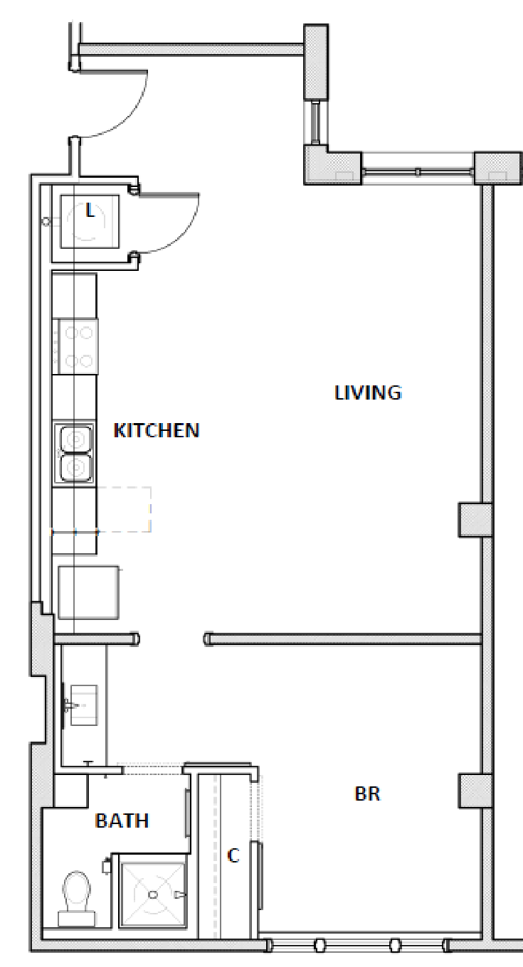 Apartment 205 Courthouse Lofts Lubbock, TX
