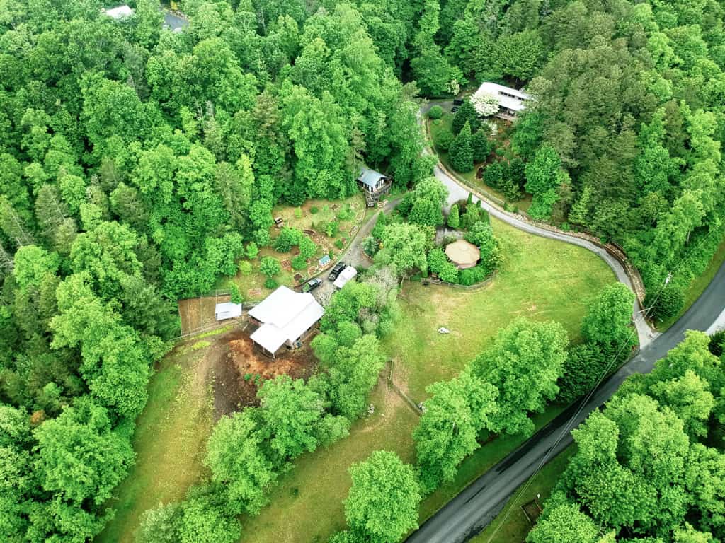 Aerial View!! The Cove At Fairview, Blue Ridge Mountain Vacation Rentals