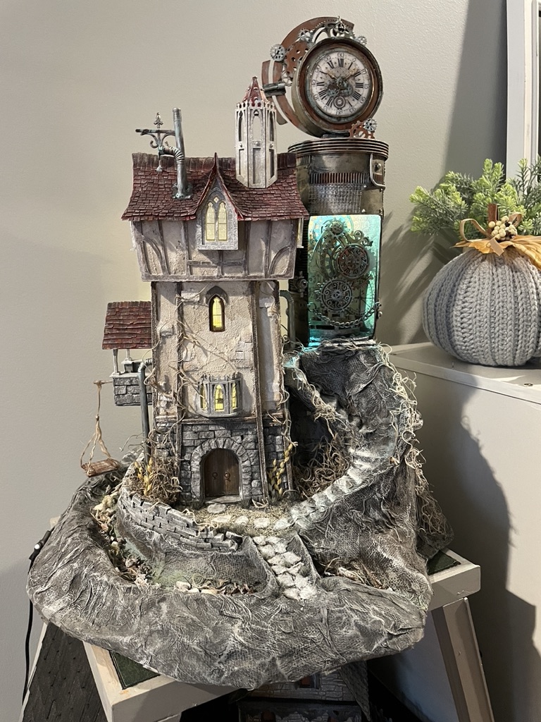 Steampunk Clock Tower Build The Covered Chipboard