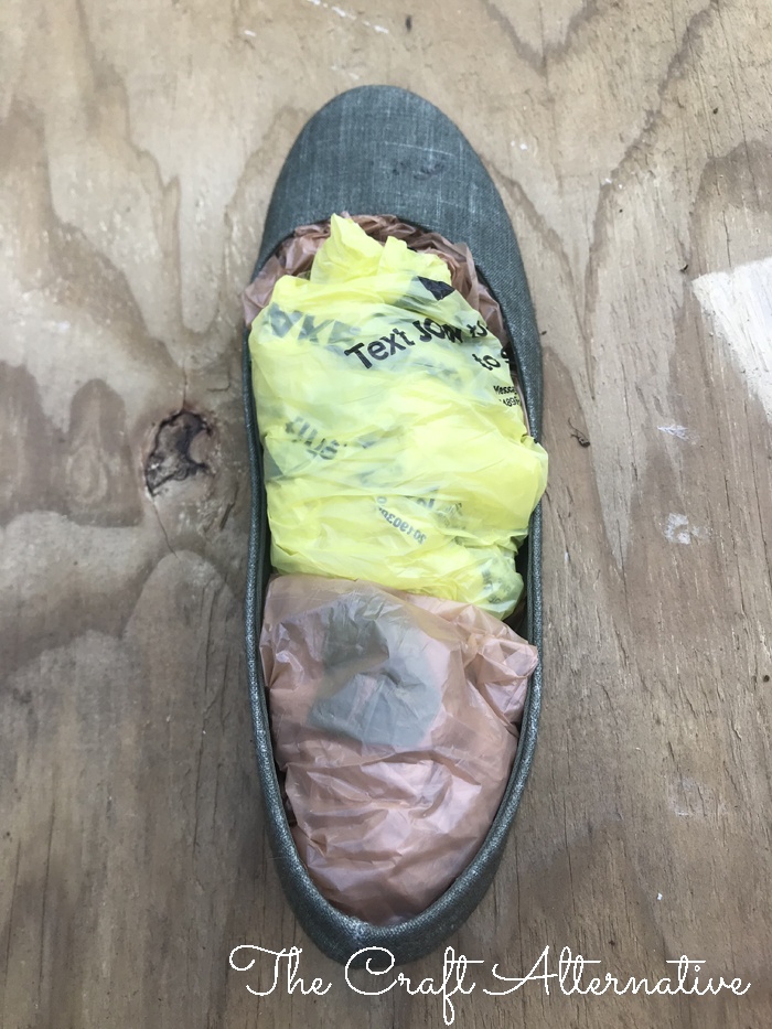 How to Cover Canvas Flats with Fabric