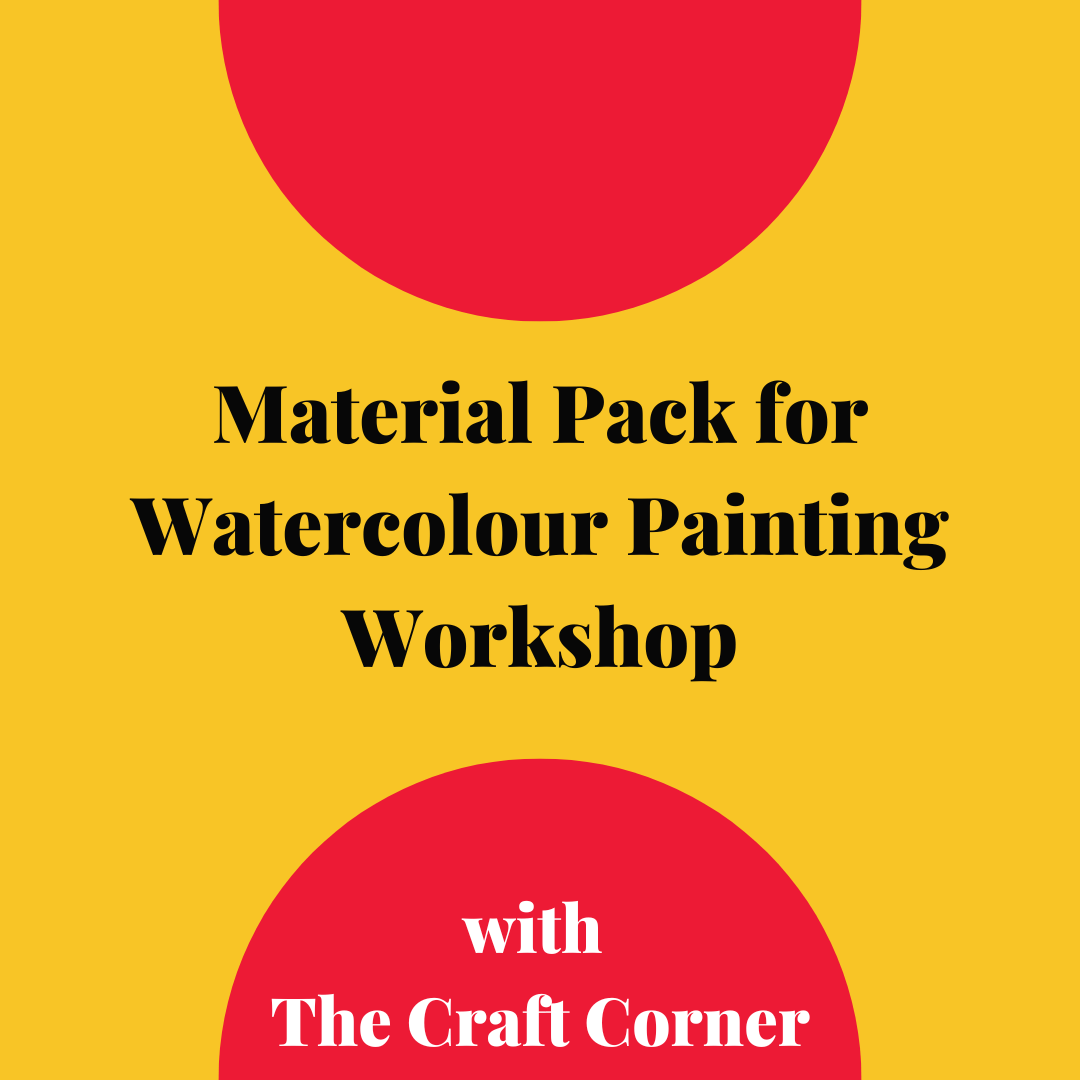 Watercolour Painting Material Pack from the craft corner