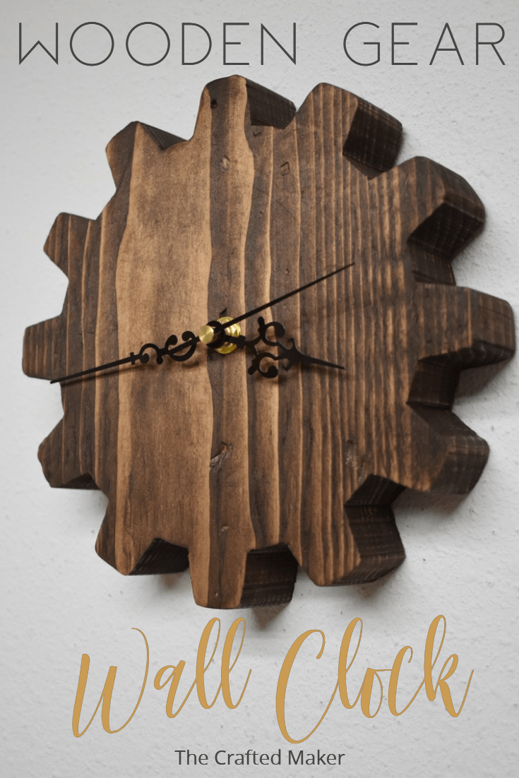 Wooden Gear Wall Clocks