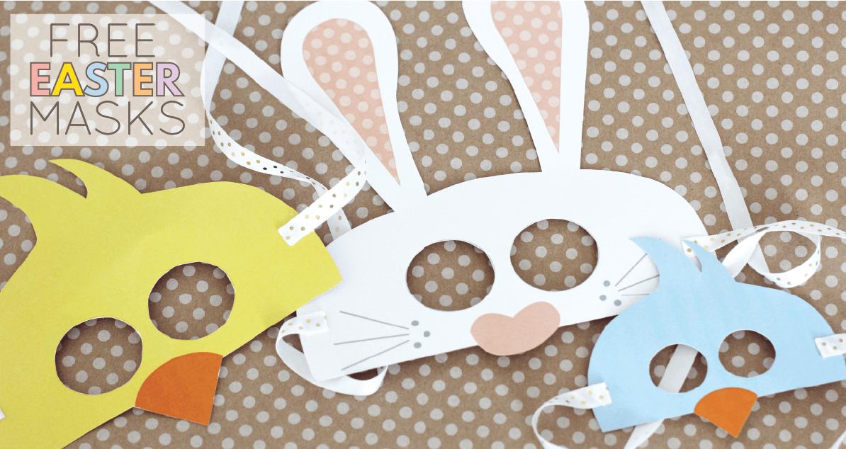 Free Printable Easter Masks The Crafting Chicks