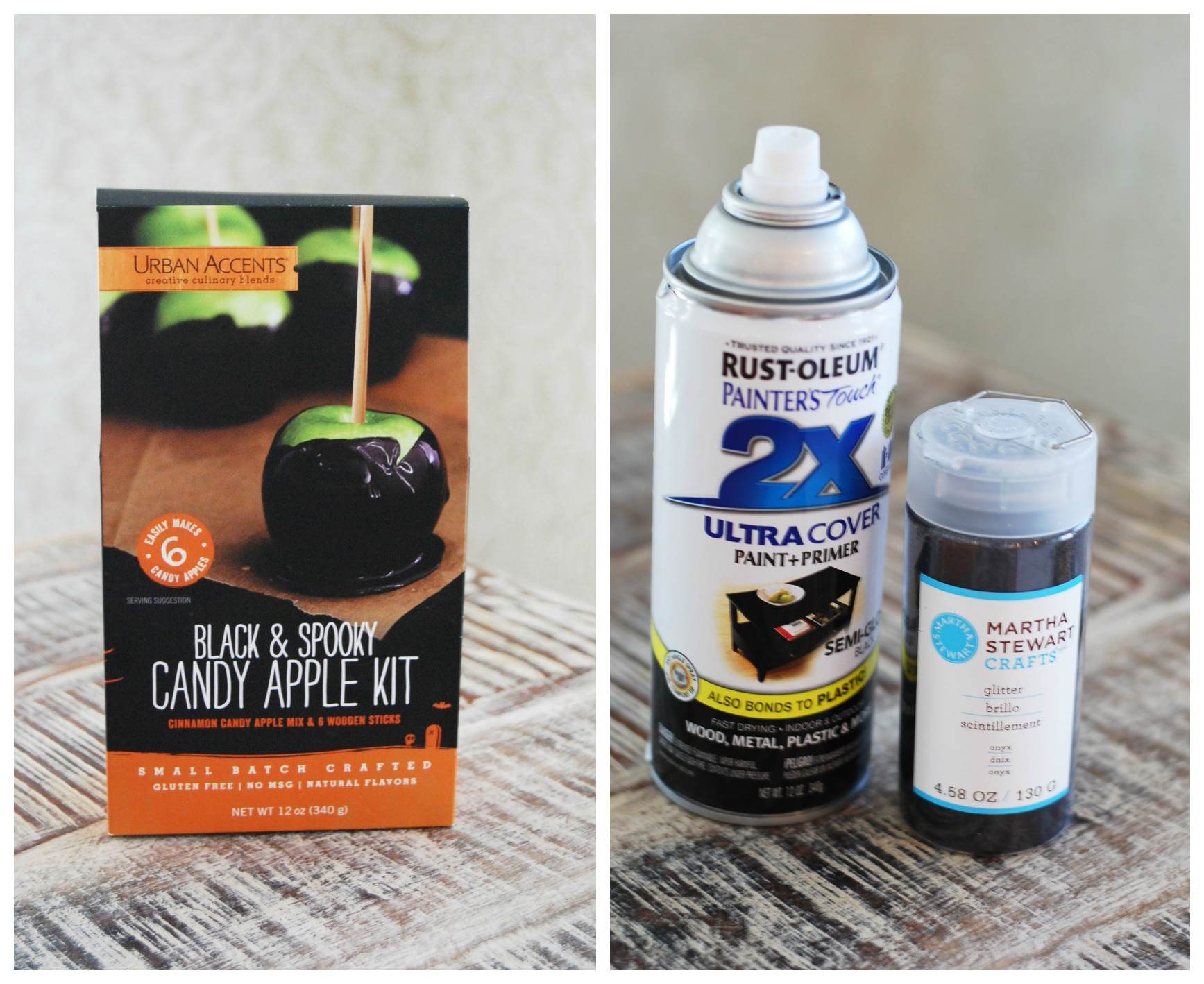 Spooky Halloween Candy Apple