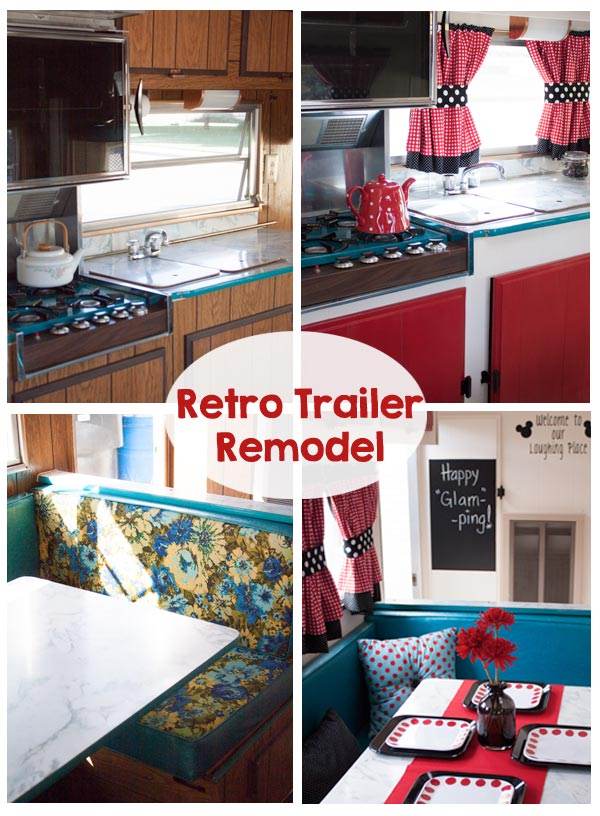 Retro Camping Trailer Remodel The Crafting Chicks