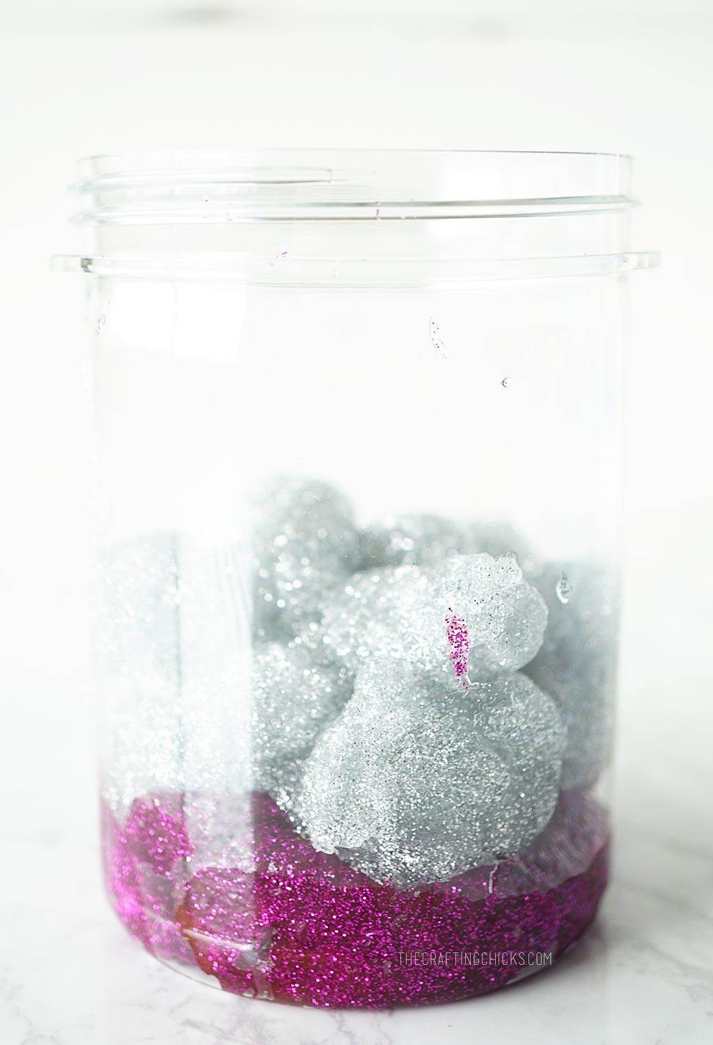 Glitter Slime Recipe Without Borax The Crafting Chicks