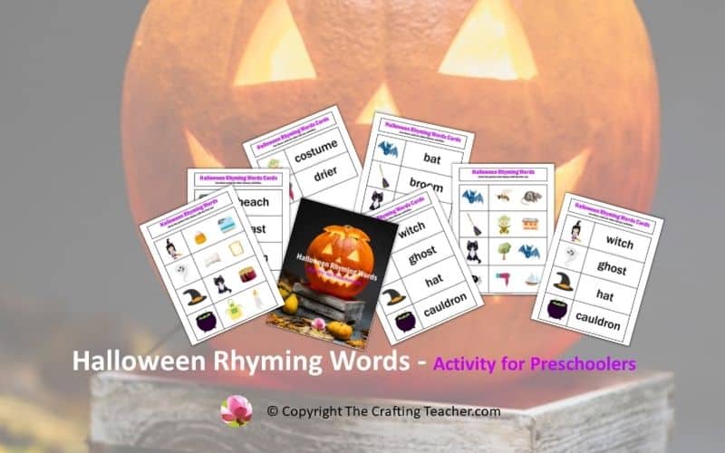 Halloween Rhyming Words - The Crafting Teacher