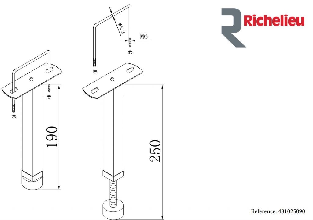 Adjustable Bed Leg Craft Supply