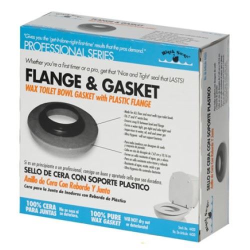 Wax Toilet Bowl Gasket w/ Plastic Flange Craft Supply