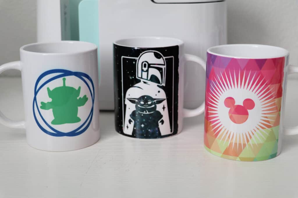 20 Fun Sublimation Mugs made with Cricut Mug Press