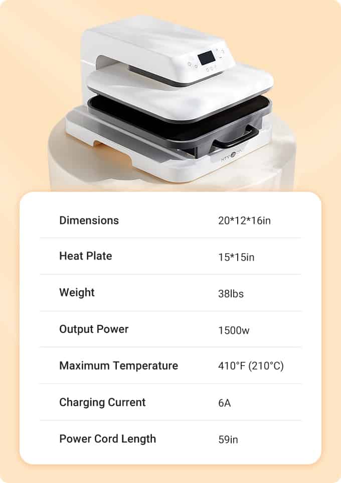 Review the HTVRont Auto Heat Press The Crafty Blog Stalker