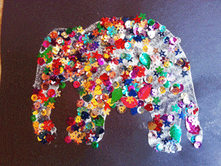 Put a little twist on a classic science experiment with this 2 ingredient christmas science experiment.(little bins for little hands) India Elephant Art Project The Crafty Classroom