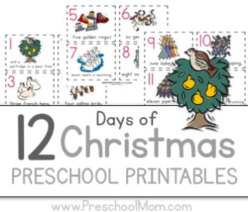 Christmas Counting Cards - The Crafty Classroom