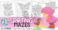 Free Spring Mazes And Activity Pages The Crafty Classroom Free Spring Mazes And Activity Pages The Crafty Classroom
