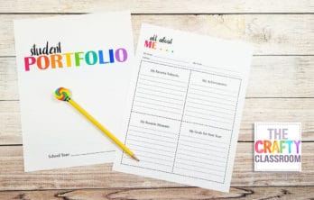 Free Homeschool Portfolio - The Crafty Classroom