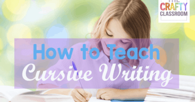 How to Teach Cursive Writing