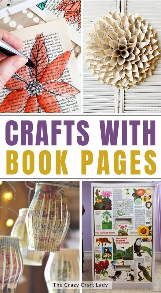 Crafting With Old Books Easy And Fun Upcycled Projects