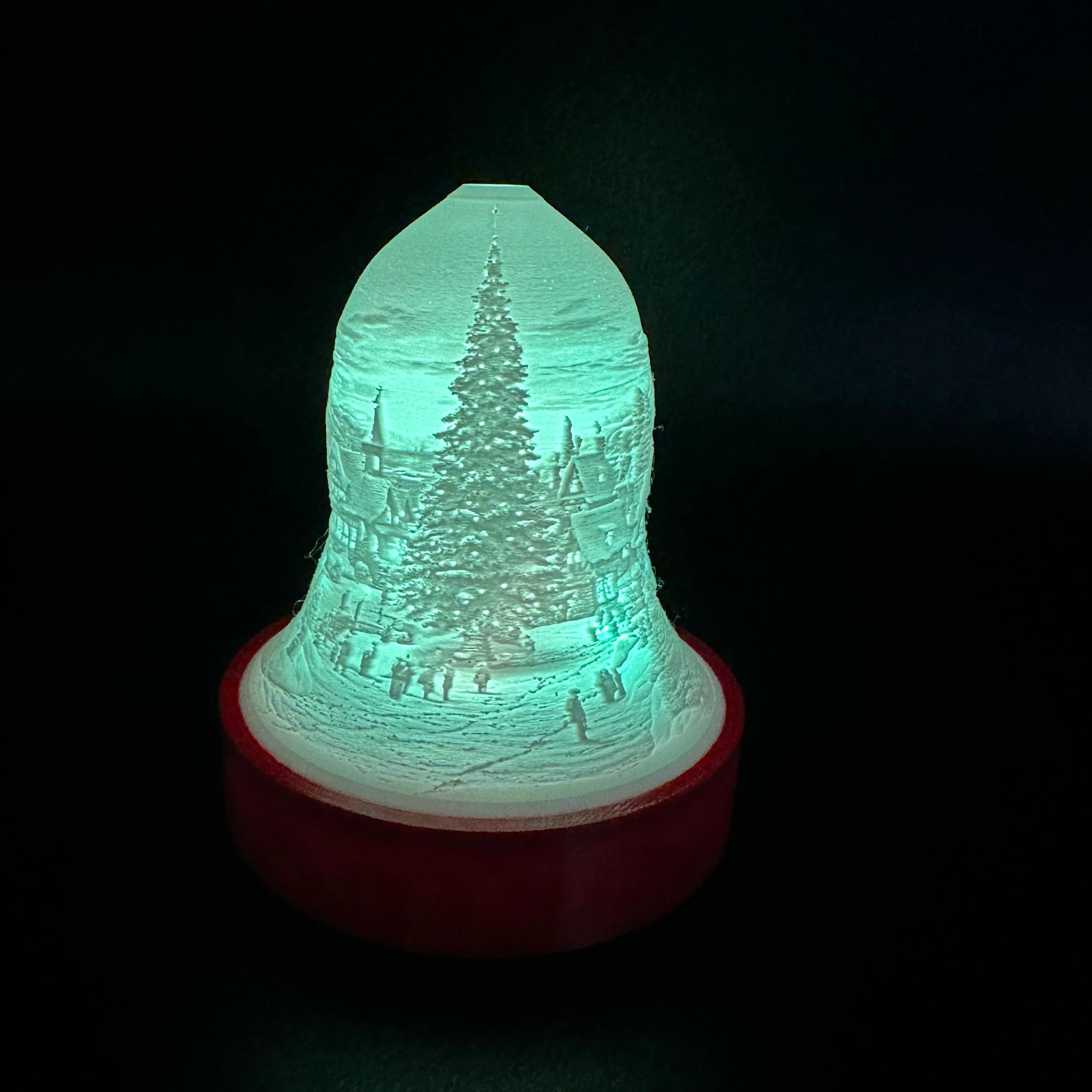 3D Printed Light Up Holiday Bell The Creation Circus