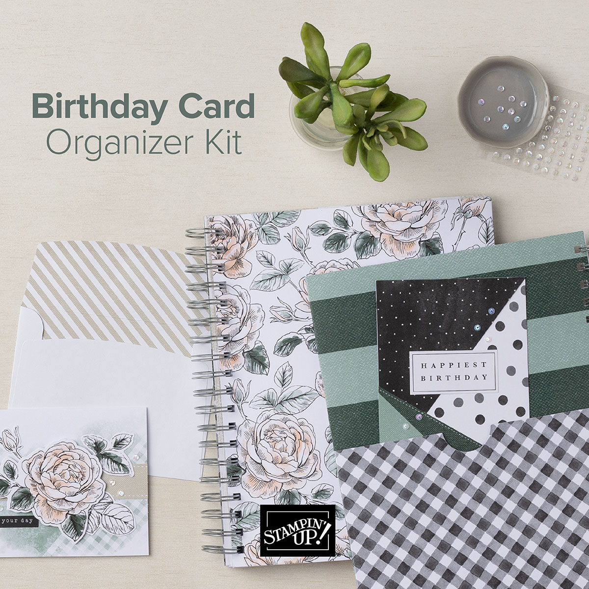 NEW Stampin’ Up Birthday Card Organizer!Do NOT miss this brand new