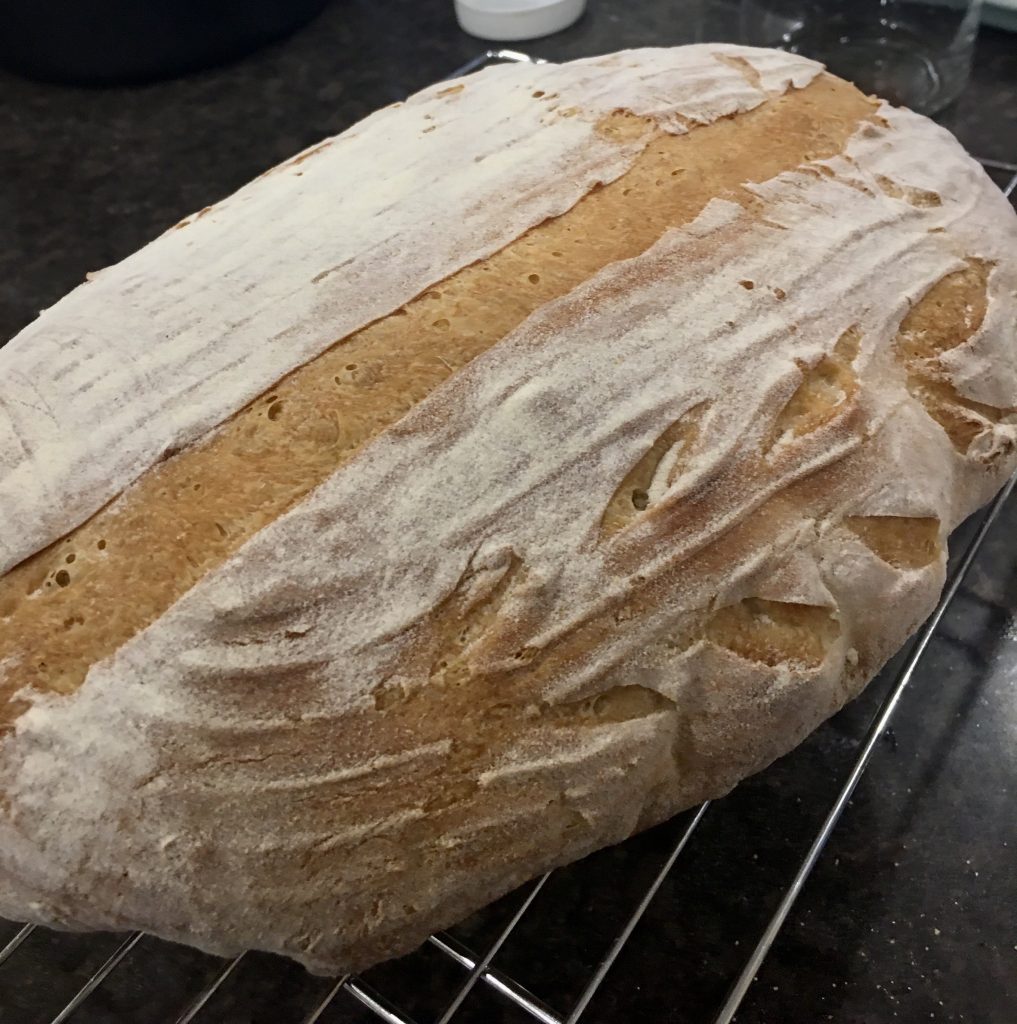 Easy NoKnead Overnight Sourdough Bread The Creative, Every Day At Home