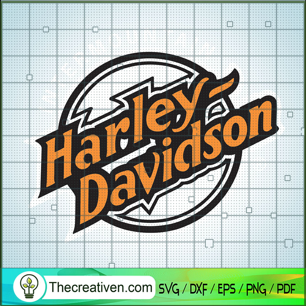 HarleyDavidson Circle Logo SVG, HarleyDavidson SVG, Motorcycles SVG
