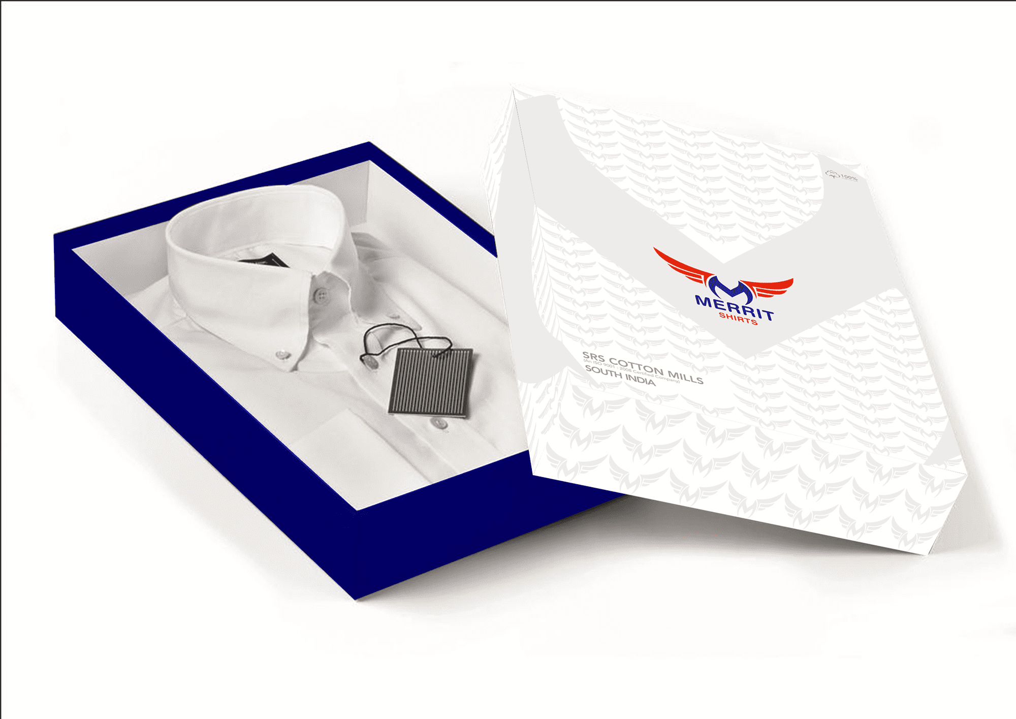 Shirt Box Packaging Design for SRS Textiles Creative Prints is an