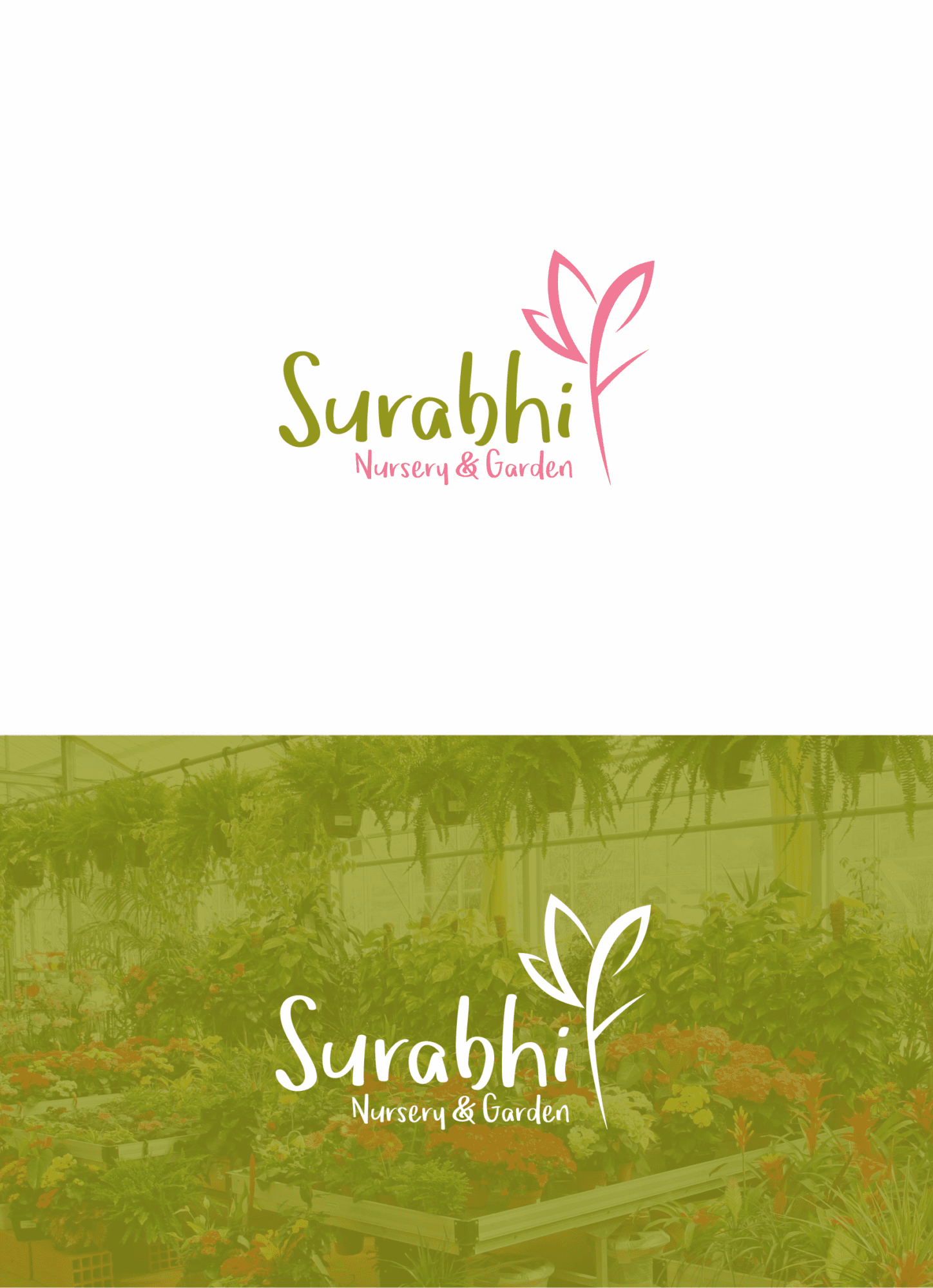 Surabhi Nursery Logo Design Creative Prints is an Best Graphic
