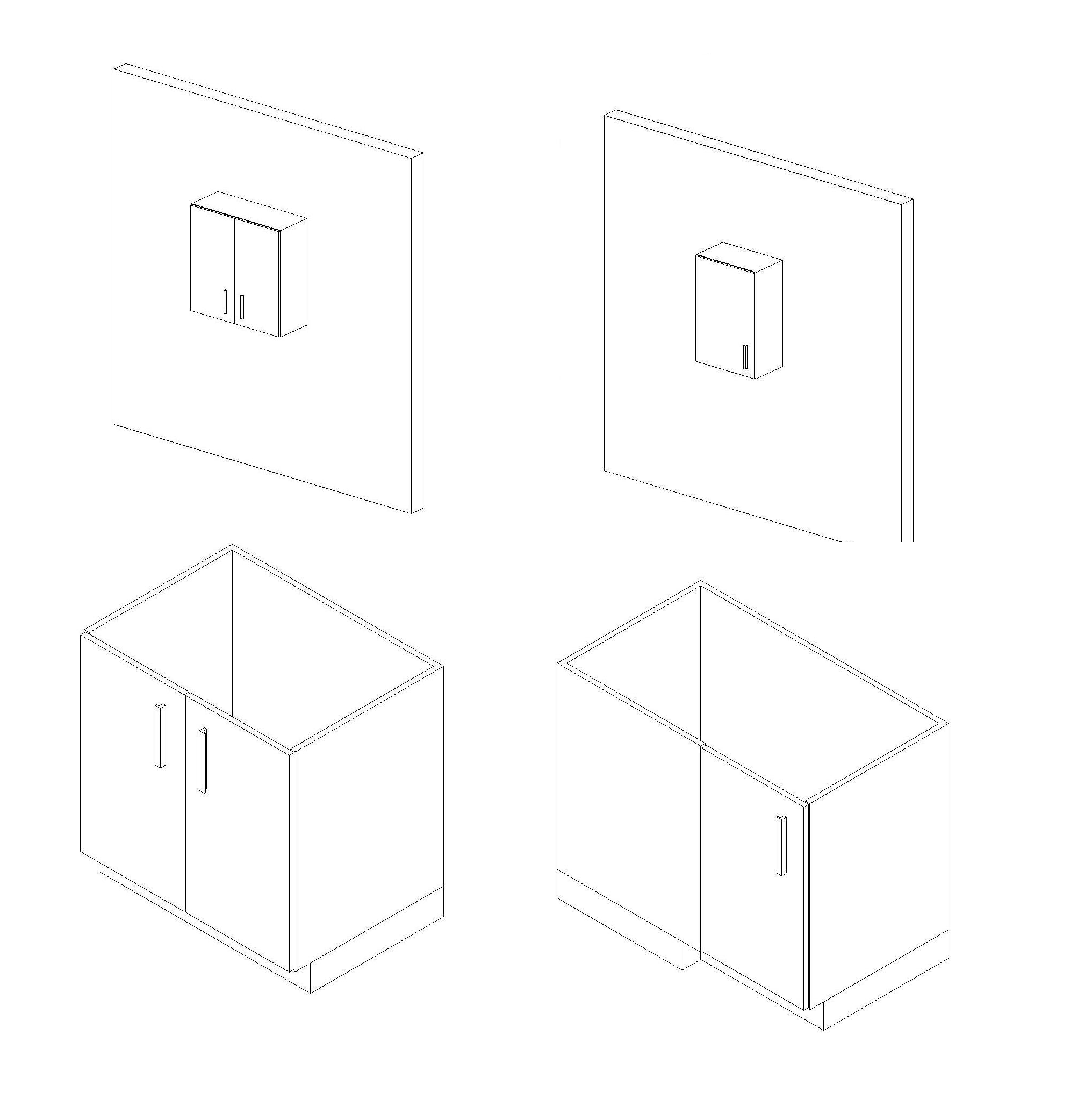 Modern Kitchen Revit Family