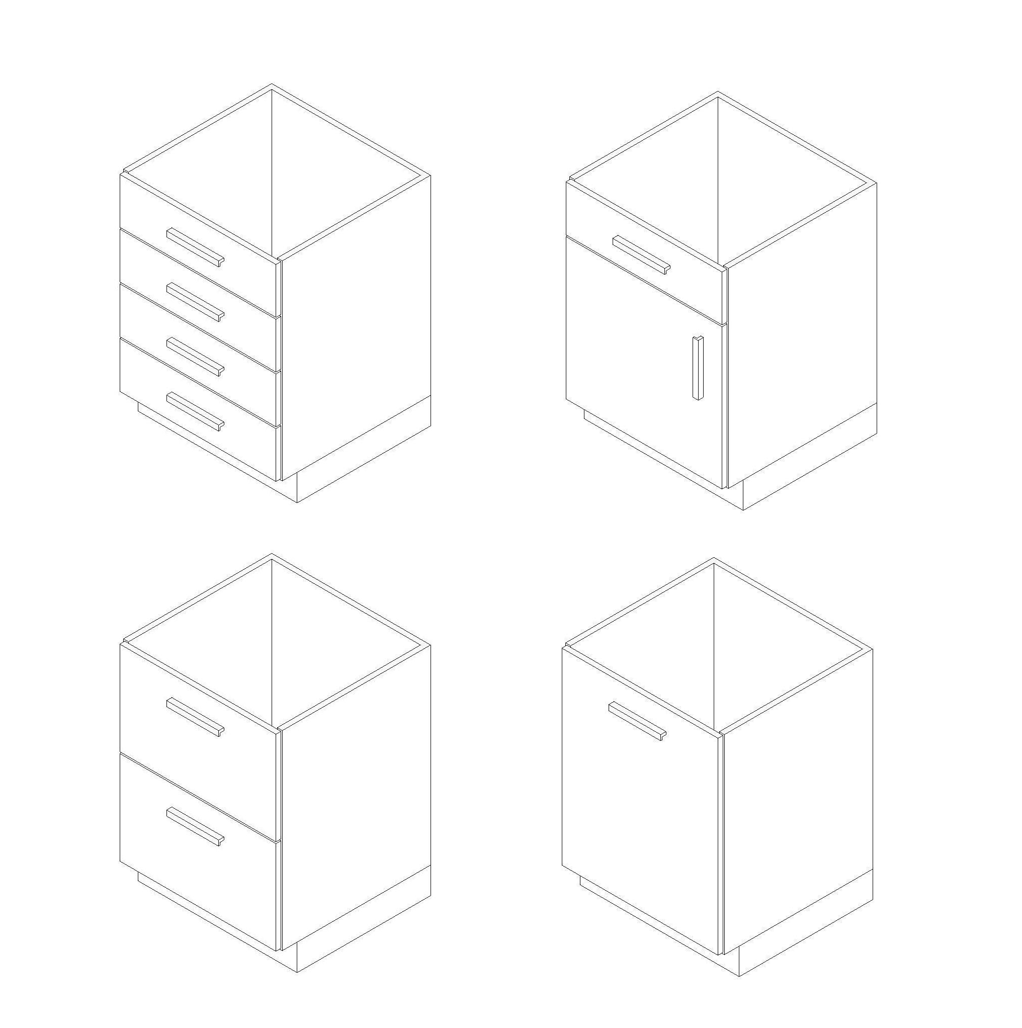 Modern Kitchen Revit Family