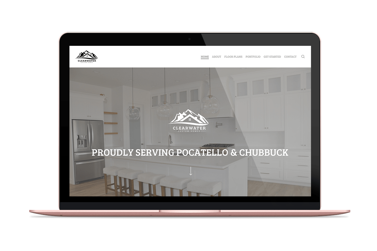 Clearwater Custom Homes Rexburg Web Design