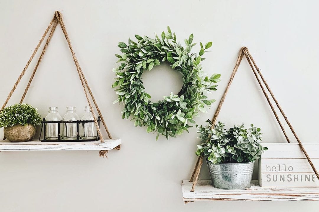 22 DIY Hanging Shelves and Decoration Ideas